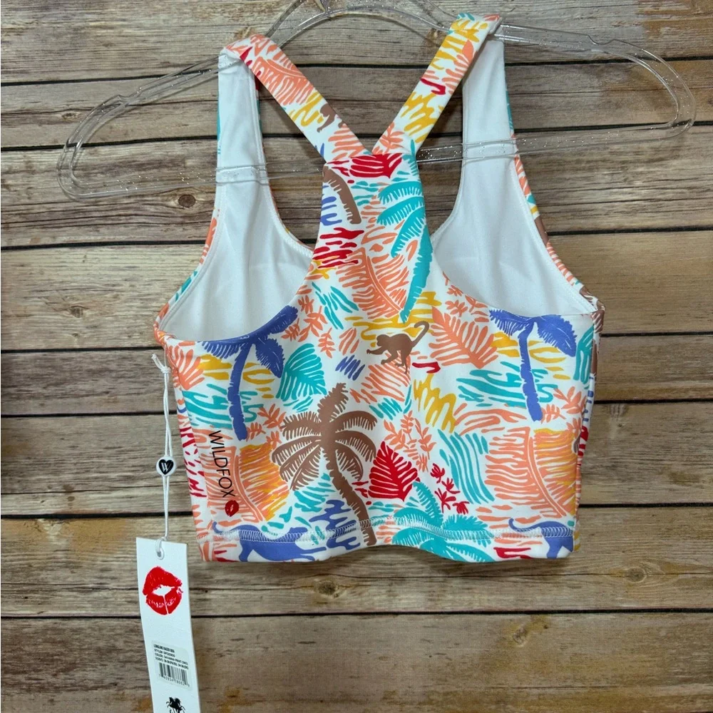 NWT Wildfox Longline racer back savanna print - Picture 2 of 5